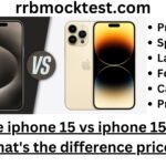 iPhone 15 vs iPhone 15 Pro display